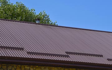 typical Hinton St Mary corrugated roof uses